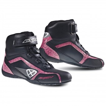 Baskets Moto Ixon Assault Lady Noir Rose