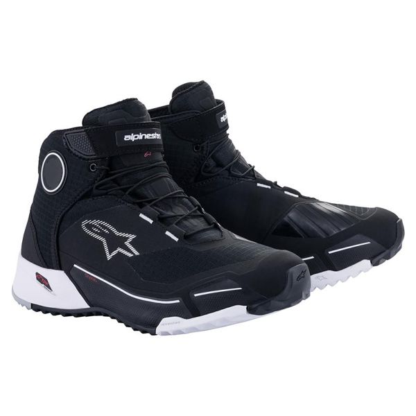 Chaussures Moto Alpinestars CR-1 Black White Chaussures Moto Alpinestars CR-1 Black White