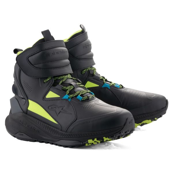 Chaussures Moto Alpinestars Speedstreet Black Lime Blue Ocean Chaussures Moto Alpinestars Speedstreet Black Lime Blue Ocean