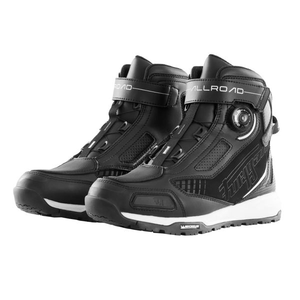 Chaussures Moto Furygan Allroad D3O Black White Chaussures Moto Furygan Allroad D3O Black White