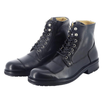 Chaussures Moto Helstons Prairie Vibram Leather Black