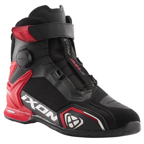 Chaussures Moto Ixon Bull 2 Air Black White Red Chaussures Moto Ixon Bull 2 Air Black White Red