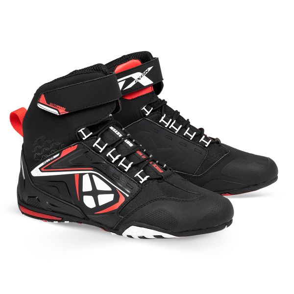 Chaussures Moto Ixon Killer WP Black White Red