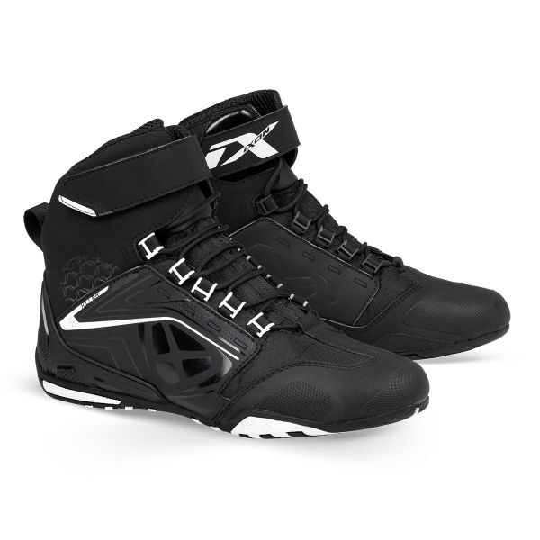 Chaussures Moto Ixon Killer WP Black White Chaussures Moto Ixon Killer WP Black White