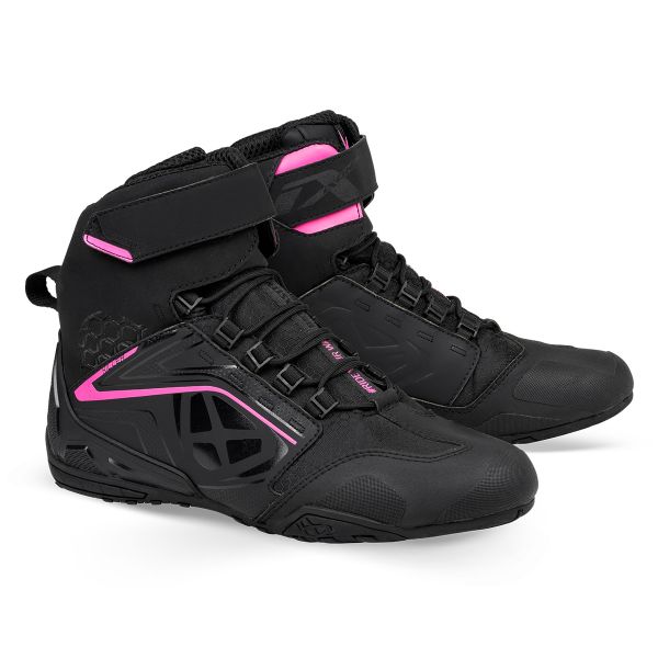Chaussures Moto Ixon Killer WP Lady Black Fushia Chaussures Moto Ixon Killer WP Lady Black Fushia