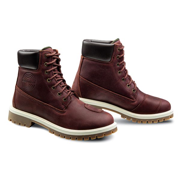 Chaussures Moto Ixon Mud WP Lady Burgundy Chaussures Moto Ixon Mud WP Lady Burgundy