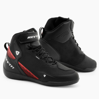 Chaussures Moto REV'IT G-Force 2 H2O Black Neon Red Chaussures Moto REV'IT G-Force 2 H2O Black Neon Red