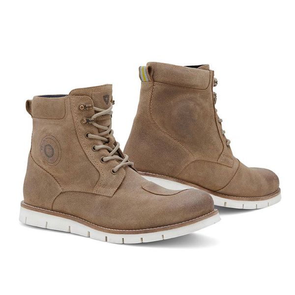 Chaussures Moto REV'IT Ginza 2 Taupe Blanc