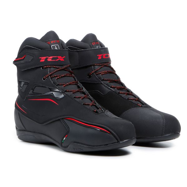 Chaussures Moto TCX Zeta WP Black Red