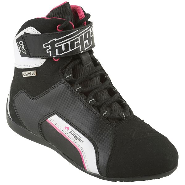 Chaussures Moto Furygan Jet Lady D3O Sympatex Noir Rose