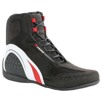 Chaussures Moto Dainese Motorshoe Air Black White Red Chaussures Moto Dainese Motorshoe Air Black White Red