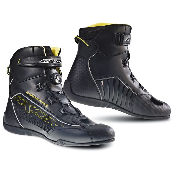 Chaussures Moto Ixon Reactor Noir Jaune