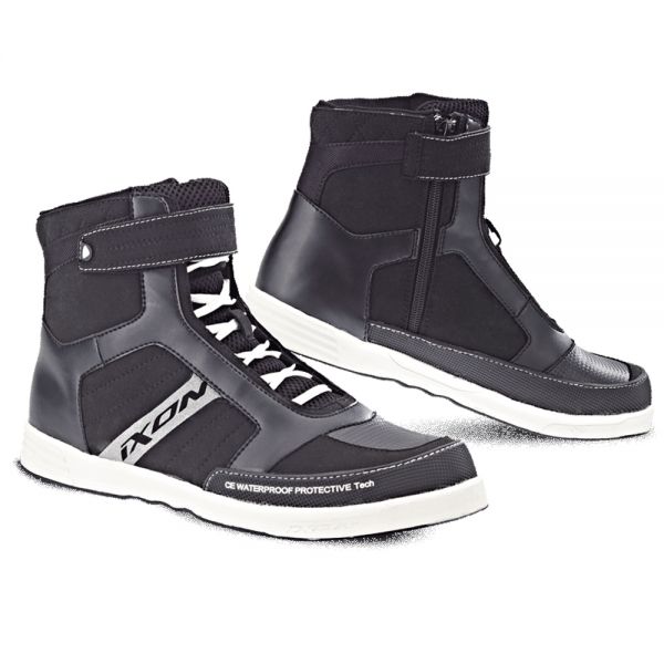 Chaussures Moto Ixon Slack Lady Black White