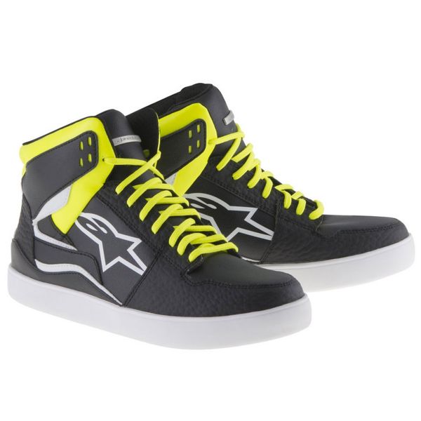 Baskets Moto Alpinestars Stadium Black Yellow Fluo Red