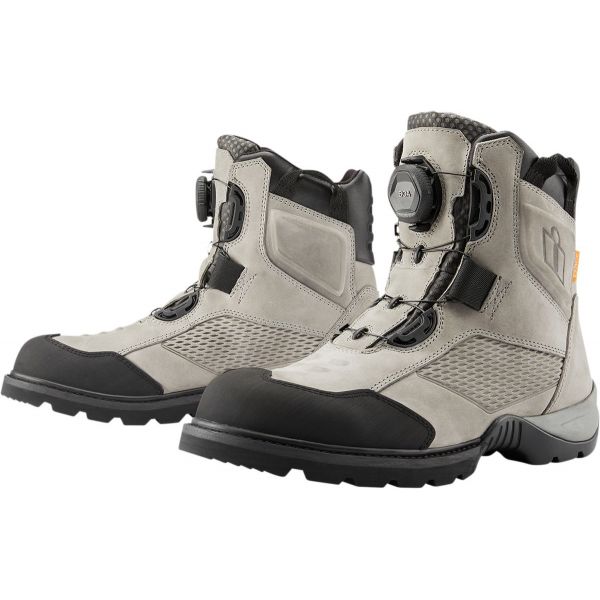 Chaussures Moto ICON Stormhawk Waterproof Boot Grey Chaussures Moto ICON Stormhawk Waterproof Boot Grey