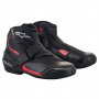 Demi-bottes Alpinestars SMX-1 R V2 Black Red