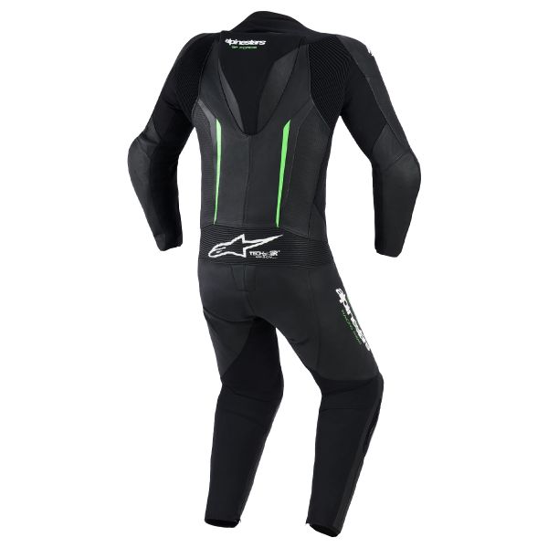 Alpinestars GP Force V2 Leather Suit 1PC Black Green