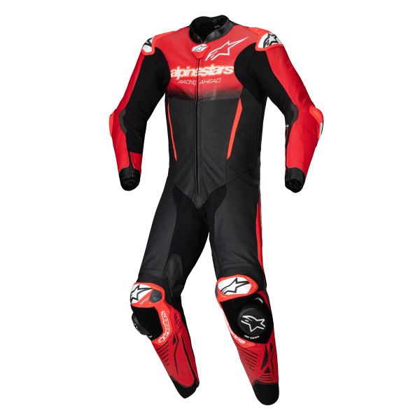 Combinaison Moto Cuir Alpinestars GP-R7 1PC Black Mid Red Combinaison Moto Cuir Alpinestars GP-R7 1PC Black Mid Red
