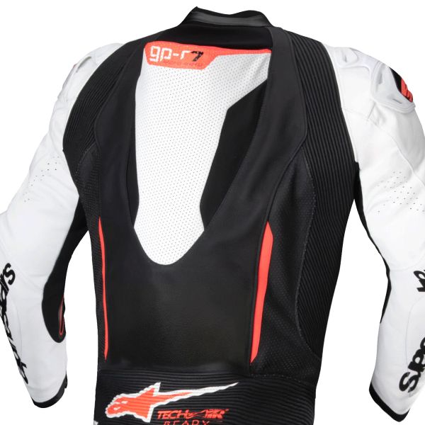 Alpinestars GP-R7 1PC White Black Red Fluo