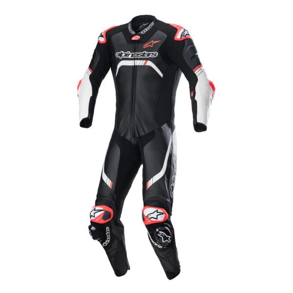 Combinaison Moto Cuir Alpinestars GP Tech V4 Black White