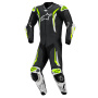 Combinaison Moto Cuir Alpinestars GP Tech V5 1 PC Leather Suit Black White Yellow Fluo