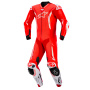 Combinaison Moto Cuir Alpinestars GP Tech V5 1 PC Leather Suit Red Fluo Bright Red White