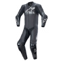Combinaison Moto Cuir Alpinestars Missile V2 Ward 1PC Black Metallic Grey