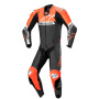Combinaison Moto Cuir Alpinestars Missile V2 Ward 1PC Black Red Fluo White