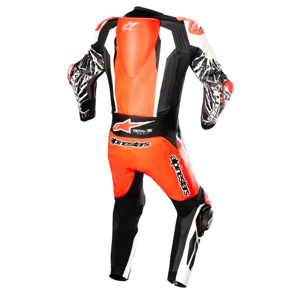 Alpinestars Racing Absolute V2 1PC Red Fluo White Black