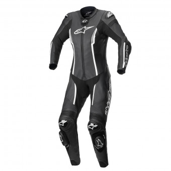 Combinaison Moto Cuir Alpinestars Stella Missile V2 Suit 1PC Black White