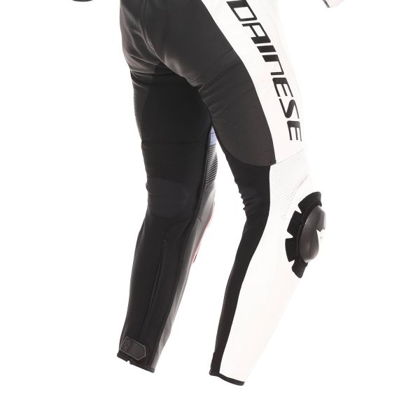 Dainese Demon Sprint 1PC Leather Black White Red Lava
