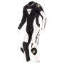 Combinaison Moto Cuir Dainese Demon Sprint 1PC Leather Black White White