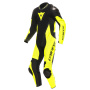 Combinaison Moto Cuir Dainese Demon Sprint 1PC Leather Black Yellow Fluo