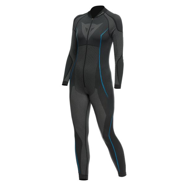 Combinaison Moto Cuir Dainese Dry Suit Lady Black Blue