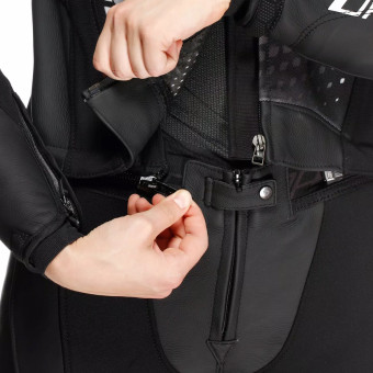 Dainese Fulminea 2PCS Leather Black White