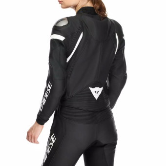 Dainese Fulminea 2PCS Leather Black White