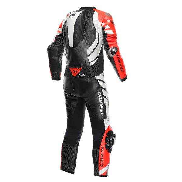 Dainese Mugello 3 Perf. D-Air 1PC Black Fluo Red White