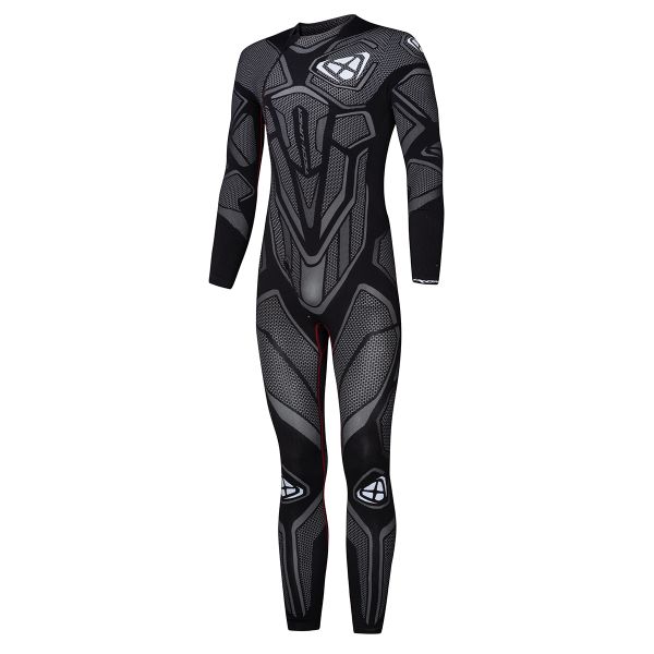 Combinaison Moto Cuir Ixon Underground Black White