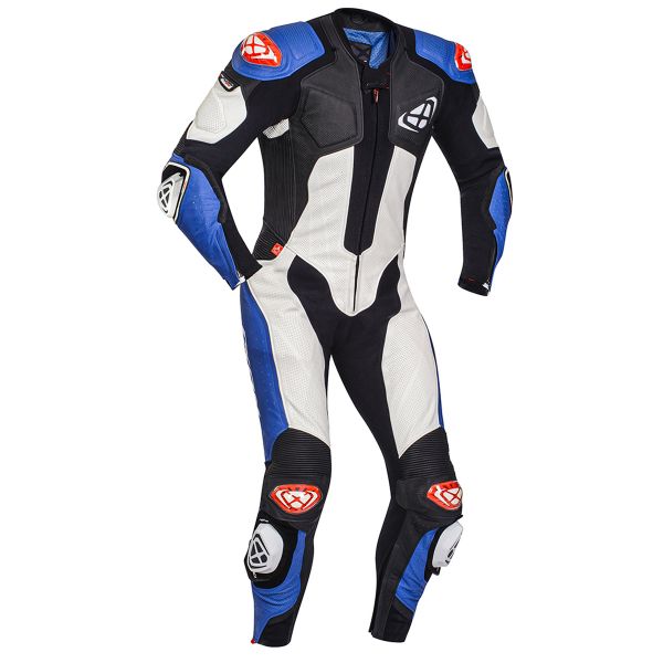Combinaison Moto Cuir Ixon Vendetta Evo Blue Black