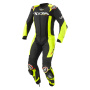 Combinaison Moto Cuir Ixon Vortex 3 Black Bright Yellow