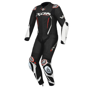 Combinaison Moto Cuir Ixon Vortex 3 Junior Black White Combinaison Moto Cuir Ixon Vortex 3 Junior Black White