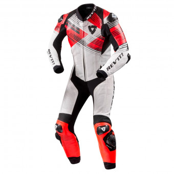 Combinaison Moto Cuir REV'IT Apex White Black