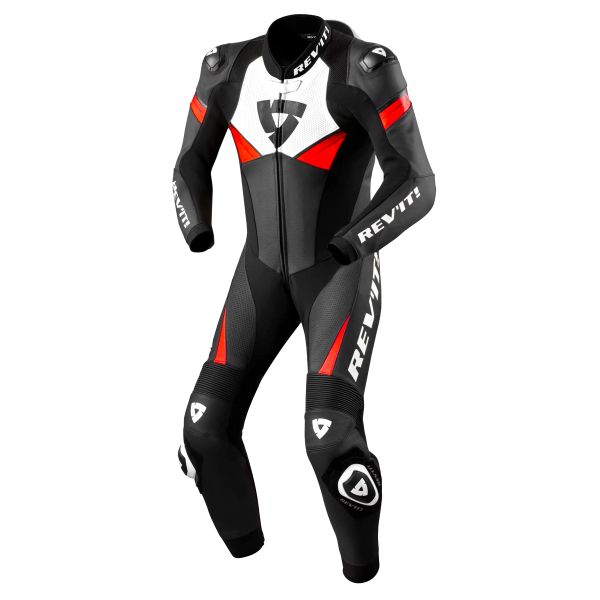 Combinaison Moto Cuir REV'IT Argon 2 Noir Neon Rouge Combinaison Moto Cuir REV'IT Argon 2 Noir Neon Rouge