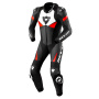Combinaison Moto Cuir REV'IT Argon 2 Noir Neon Rouge