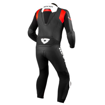 REV'IT Argon 2 Noir Neon Rouge