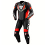 Combinaison Moto Cuir REV'IT One Piece Quantum 3 Anthracite Neon Red