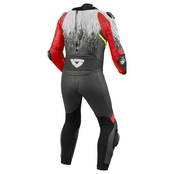 REV'IT Quantum 2 Blanc Neon Rouge