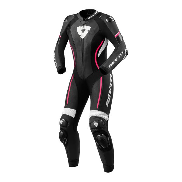 Combinaison Moto Cuir REV'IT Xena 3 Ladies Black Pink