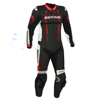 Combinaison Moto Cuir Bering Lead-R Black Red