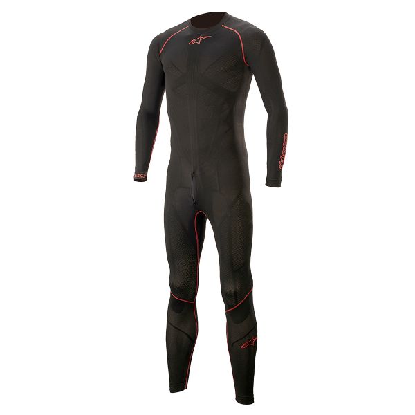 Combinaison Moto Cuir Alpinestars Ride Tech Lite 1 PC Undersuit Black Red Combinaison Moto Cuir Alpinestars Ride Tech Lite 1 PC Undersuit Black Red